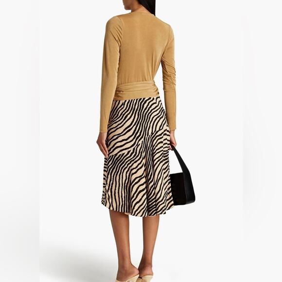 GOOD AMERICAN Wrap-effect stretch-jersey top size 3 (b18) - Picture 3 of 10